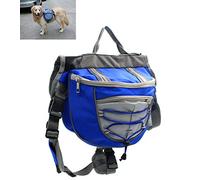 xiaoyu Sac à Dos pour Chien, Sac à Dos, Harnais de Transport réglable, pour Le Camping de randonnée en Voyage, Bleu, S