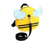 Xiaoyu tout-petit mignon bee marche sac à main sac à main sac à dos sac à main sac à dos de sangle pour l'exploration de shopping, les ailes bleues