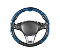 XIAOYUAN89 Protégé Volant Voiture pour Renault Kangoo Van 2008 2009 2010 2011 2012 2013 2014 2015 2016 2017 2018, Housse de Volant Accessoire Voiture,Blue-38cm