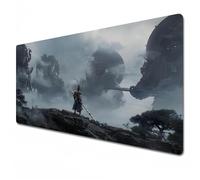 XIAOYUN Tapis de Souris Black Myth Wukong | Tapis de Souris de Jeu Gris | Tapis de Souris XXL Tapis de Bureau Grand | Imperméable - Antidérapant,35.4 x 15.7 x 0.1 in