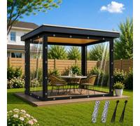 Xiaozhifu Bache Transparente Exterieur 2x2m,PVC 420g/M² BâChe Transparente avec 20 Serre-Câbles, 10M Corde, Imperméable Bache Transparente avec Oeillets, Bâche PVC pour Terrasse、Jardin、Serre