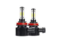 Xiaozhoukeji Kit de Conversion du xénon 2pcs Phare de Voiture Ampoules LED Turbo 6000K 8000K H4 H1 H1 H7 H8 H8 H9 9005 HB3 9006 HB4 Auto Auto Ampoule 360 4sides 16000lm Auto et Moto