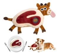 XIAPIA Jouet Chien Indestructible avec Squeaker,Jouet D'Intelligence | Jouet Sonore avec Squeaker avec Papier Bruissant,Jouet Interactif Chien Contre L'Ennui/Anti Stress,Adaptés Aux Petits Chiens