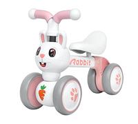 XIAPIA Vélo Bébé Draisienne sans Pédales Trotteur 10-36 Mois Fille Garçon 1 an Jouet d'Equitation Educatif Exterieur Enfants 1 2 3 Ans Premier Cadeau Anniversaire Noel