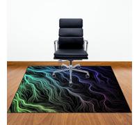 Xiaputcr Tapis Chaise de Bureau Antidérapant Tapis Gaming Sol 160 x 200 cm Tapis Protections Sol Chaise Bureau Tapis de Sol Gamer Tapis de Chaise Multi-Surfaces pour Parquet sols durs Carrelage
