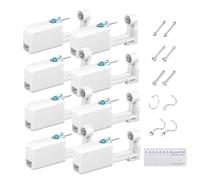 XIAQICA Pistolet Piercing 8 Pièces Pistolet Piercing Nez Kit Piercing avec 6 Anneau Nez et Tampons D'alcool pour Piercing au Nez pour Filles, Femmes et Hommes