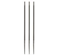 XIASABA Lot de 3 limes d'affûtage de chaîne de tronçonneuse 25 x 5 x 1,0 - 2 mm - Limes rondes pour chaîne de tronçonneuse - Kit d'accessoires de travail du bois - Lime de tronçonneuse de 0 mm