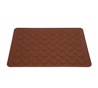 XIASABA Plateau à Macarons de 5 Cm Plateau à Chiffres Arabes 30 × 20 × 2 48 Trous en Silicone Macaron Cake Pad Plateau de Cuisson Four Tapis Antiadhésif Outils Bricolage