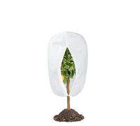 XIASHENG 1pc Voile Hivernage Plante Exterieur,Housse D'hivernage Plante Sac Hivernage Plante Exterieur,Réutilisable Housse Hivernage avec Fermeture Éclair et Cordon,Protéger Contre Le Froid-60 x 80cm