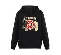 XIASHUN Alter Bridge The Last Hero Album Cover Rock Hoody Unisex Long Sleeve Hooded with Pocket Black L