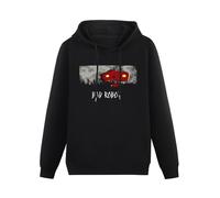XIASHUN Bad Robot Movie Hoody Unisex Ptinted Hoodies Long Sleeve Men's Hooded with Pocket Black XXL