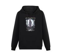 XIASHUN in This Moment Hoody Unisex Ptinted Hoodies Long Sleeve Men's Hooded with Pocket Black XXL