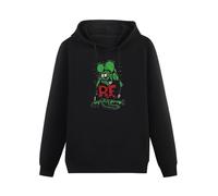 XIASHUN Rat Fink Ratfink Hoody Unisex Ptinted Hoodies Long Sleeve Men's Hooded with Pocket Black XL