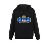 XIASHUN Rothmans Racing Hoody Car Racing Enthusiast Hoody Unisex Ptinted Hoodies Long Sleeve Men's Hooded with Pocket Black XL