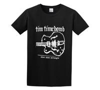 XIASHUN Tim Timebomb Choo Choo Chboogie Unisex 100% Cotton Short-Sleeve T-Shirts Black XL