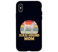 Xiasi Hound Dog Mom Retro Vintage, Amoureuse et propriétaire de Chiens drôles Coque pour iPhone X/XS