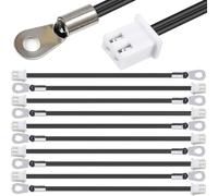 Xiatiaosann 10 sondes capteur température thermistance NTC XH2.54-2P Plug 3950B Capteur température sensible avec joint torique Connecteur terminal pressé froid pour chauffe eau daquarium Climatiseur