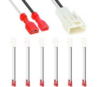 Xiatiaosann 72-8104 Câble adaptateur de faisceau de haut-parleur de remplacement pour Camry ou Corolla, pour haut-parleur de porte avant et arrière de voiture Tacoma (paquet de 6)