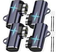 Xiatiaosann Adaptateur de câble de recharge USB C Shokz, câble de recharge Type-C vers convertisseur magnétique Shokz pour AfterShokz Aeropex, OpenComm, OpenRun(lot de 4, type B)