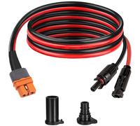 Xiatiaosann Câble XT60i vers Solaire Adaptateur de Panneau Solaire 10AWG vers connecteur XT60i, câble d'extension Femelle XT60i pour Centrale électrique Portable Générateur Solaire(0.6m)