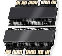 Xiatiaosann Carte Adaptateur de Disque Dur pour Convertisseur D'adaptateur SSD à NVME pour Macbook 2013-2017 2014 2015, remplacement SSD M.2 PCI-e NVME, 2 Pièces