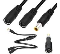 Xiatiaosann Répartiteur solaire DC 8 mm, DC7909 femelle mâle, répartiteur en Y pour centrale électrique portable, panneau solaire pour Jackery pour Goal Zero, pour Bluetti 14 AWG