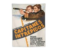 XIAYIMAO Affiche de film classique Capitaines Courageux Art mural Impressions Tapisserie Cadeaux Photo Peinture Tapisserie Tapisserie Décoration d'intérieur 76,2 x 101,6 cm