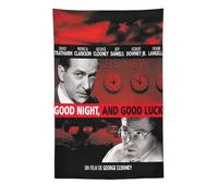 XIAYIMAO Affiche de film classique « Good Night And Good Luck-2030 » - Décoration d'intérieur - Décoration murale à suspendre - Pour chambre à coucher - Esthétique - 152,4 x 228,6 cm