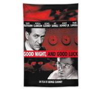 XIAYIMAO Affiche de film classique « Good Night And Good Luck-2030 » - Tapisserie esthétique - Peinture murale - Cadeau - Décoration moderne pour chambre à coucher - 101,6 x 152,4 cm