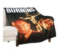 XIAYIMAO Affiche de film classique Mississippi Burning - Couverture polaire en flanelle pour canapé, sofa, chambre à coucher, décoration toutes saisons, 101,6 x 127 cm - 300 g/m²
