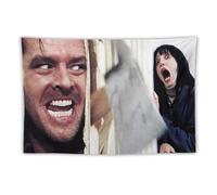 XIAYIMAO American Movie The Shining Posters-0812 Tapisserie murale à volutes Art Peinture Photo Décoration de chambre à coucher Maison 152,4 x 228,6 cm