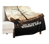 XIAYIMAO Couverture polaire Bury My Heart at Wounded Knee classique War - Couverture polaire douce et pelucheuse en flanelle légère - 300 g/m² - Pour toutes les saisons, 76,2 x 101,6 cm