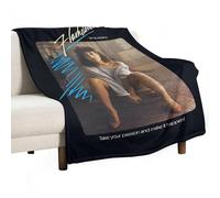 XIAYIMAO Flashdance - Couverture en polaire douce et légère pour lit, canapé, pour toutes saisons, pour décoration d'intérieur, 101,6 x 127 cm, rétro classique (6)