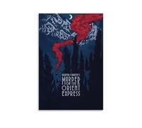 XIAYIMAO Impression sur toile Murder on The Orient Express Movie Poster Impression sur toile Décoration murale 20 x 30 cm