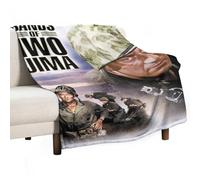 XIAYIMAO Lot de 2 couvertures polaires en flanelle douce et pelucheuse pour toutes les saisons, 101,6 x 127 cm, poster de film Sands of Iwo Jima Classic War