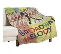 XIAYIMAO Poster de film classique The Broadway Melody - Couverture polaire en flanelle pour canapé, sofa, chambre à coucher, décoration toutes saisons, 152,4 x 203,2 cm, 300 g/m²