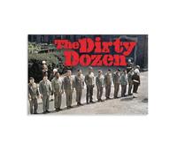 XIAYIMAO Poster de film de guerre classique The Dirty Dozen - Impression sur toile - Art mural moderne - 40 x 60 cm