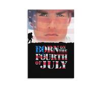 XIAYIMAO Poster du film Born on The Fourth of July Classic War (4) Impression sur toile Décoration murale d'intérieur moderne 20 x 30 cm
