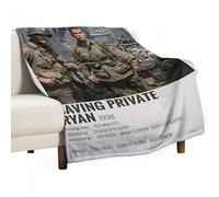XIAYIMAO Saving Private Ryan Classic War - Couverture polaire pour lit, canapé, sofa - Couverture en flanelle épaisse et chaude, peluche douce et pelucheuse pour toutes les saisons, 76,2 x 101,6 cm