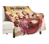 XIAYIMAO The Big Lebowski Poster Couverture polaire douce et pelucheuse en flanelle légère 300 g/m² pour toutes saisons, 152,4 x 203,2 cm