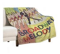 XIAYIMAO The Broadway Melody - Couverture en flanelle confortable et légère pour toutes les saisons pour canapé et canapé, 127 x 152,4 cm
