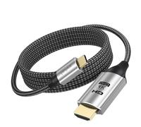XiAyriky Câble USB C vers HDMI de 3 m, 4K @ 30 Hz, compatible Thunderbolt 4