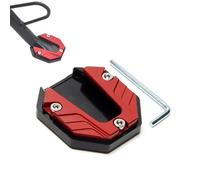 Xiazhi Extension de Béquille Latérale pour Honda CBR600RR 2003-2006, Support de Béquille Élargisseur Stabilisateur Plaque D'Appui Base de Repose-Pied,B