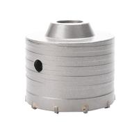 XiBany Couronne de perçage for Mur en béton, scie Cloche SDS Plus, Jeu de forets à Marteau avec Arbre Rond, Outil de Coupe de Pierre de Ciment, 30-150mm, 1 pièce