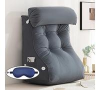 XIBANY Coussin de Lecture,Coussin de Soutien du Dos,Coussin Dorsal lit/canapé,Coussin de relaxion,avec cale Nuque,pour Un Repos Confortable au Lit et au Canapé