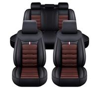 XIBANY Ensembles de Housses de Siège de Voiture pour Mercedes Benz GLE W167 2019-2023, Protection Siege en Cuir, Couvre Sieges Auto Avant et Arrière Impermeable,C Black Coffee