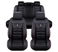 XIBANY Housse Siege Voiture pour Ford Kuga 2016 2017 2018 2019 2020, Ensembles de Housse Siège Voiture, Protecteur de Siège Confortable Respirant Imperméable Accessoire,C Black Red
