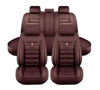 XIBANY Housses de Siège Auto pour Jeep Renegade Desert Hawk(BU)/Frostbite(BU)/Limited BU 4×4(BU) 4xe(BU), Ensemble Complet 5 Places, Cuir PU Imperméable, Protection de Siège Respirant Anti-Rayures