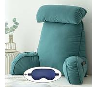 XIBANY Oreiller De Lecture avec Accoudoirs,Coussin De Lecture pour Lit,Oreillers De Soutien Dorsal,Coussin Support Lombaire,pour Travailler,Lire,et Jouer