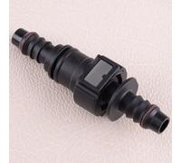 XIBANY pièce Automobile Male 11.8MM SAE & Female 3/8" 10MM Straight Quick Release Connect Connector for Nylon Fuel Line Rubber Hose Coupler pièce Automobile